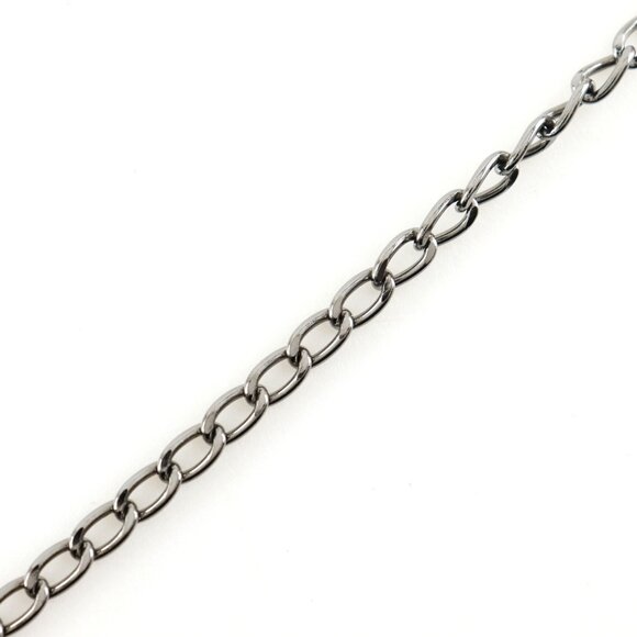 CHANEL Black Logo Necklace